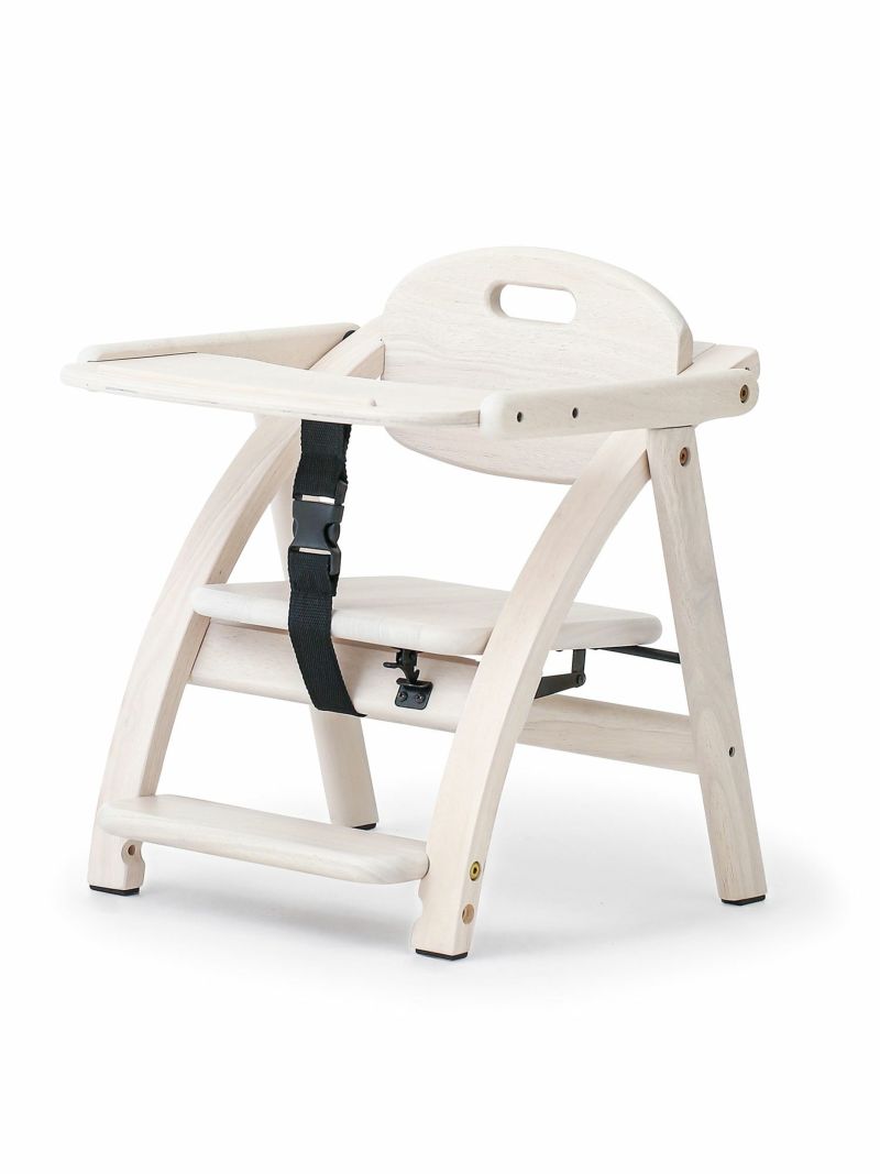 ローチェア ベビーチェア 折りたたみ 木製 アルク クマ - ベビー用家具